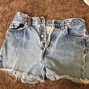 Blue Levi shorts
